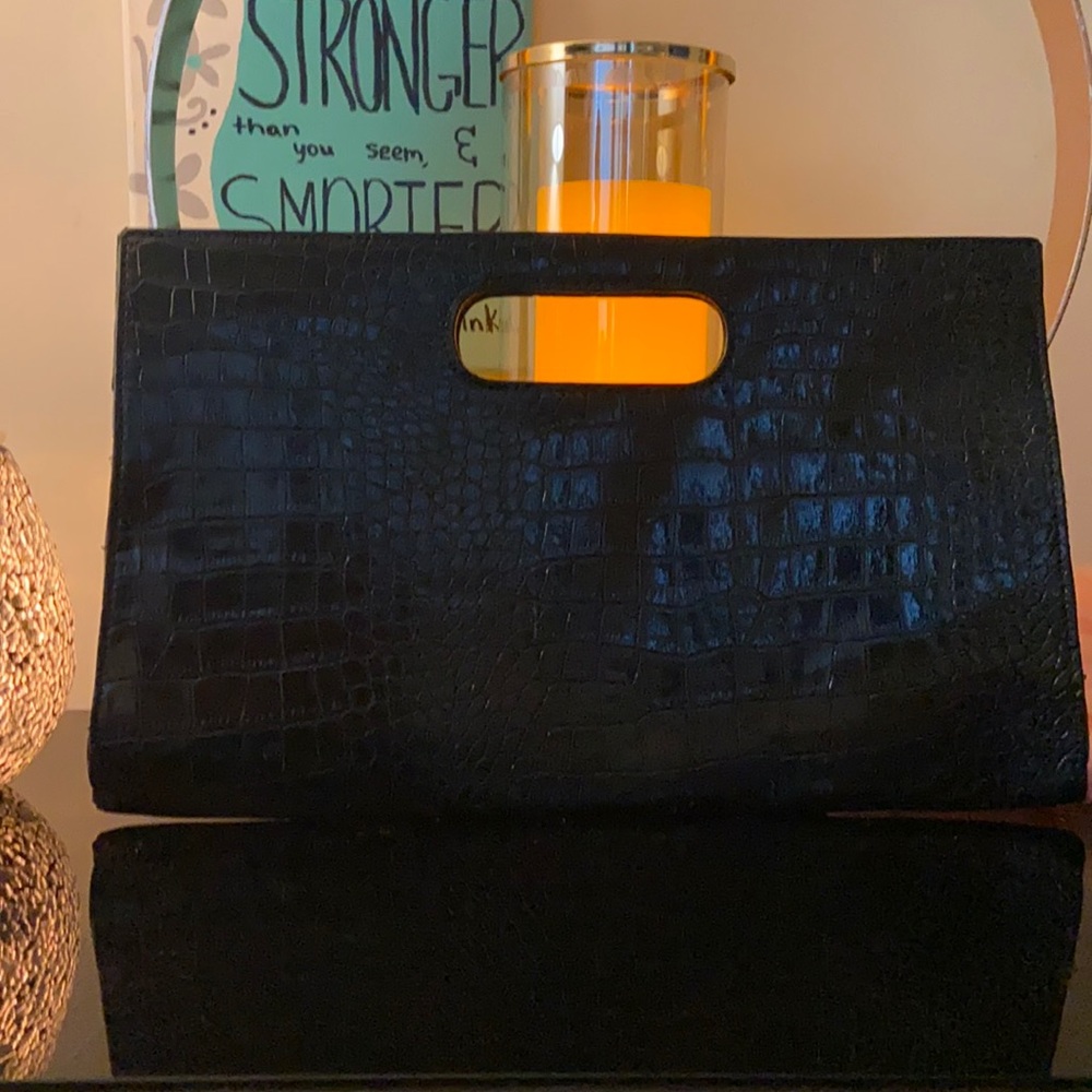 Alligator Leather Skin Clutch
